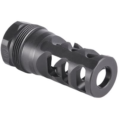 Primary Weapons Frc 223 Caliber Three-Port Compensator - Frc Flat 3-Port 223 Caliber 1/2''''-28 Threads Compensator