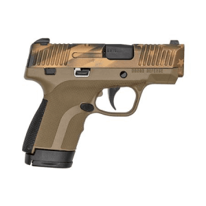 Honor Defense Honor Guard 9mm Sub-Compact Pistol with FDE Frame and Bronze USA Cerakote Slide (Blemished)