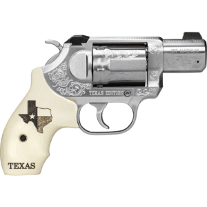 Kimber K6s Texas Edition 357 Mag / 38 Special 2" 6rd Revolver - Engraved Stainless | Ivory G10 Grips
