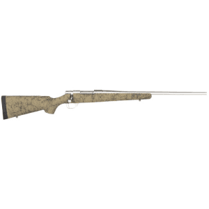 Howa M1500 Hs Precision 308 Win 22" 5rd Bolt Rifle - Stainless | Green Splatter