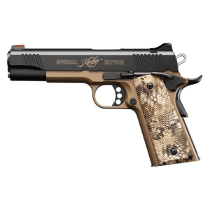 Kimber Hero Custom Ii Boot Campaign 45acp 5" 7rd Pistol - Tan W/ Kryptek Highlander Grips