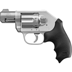 Kimber K6xs Lw 38 Special+p 2" 6rd Revolver - Stainless / Black Rubber Grips