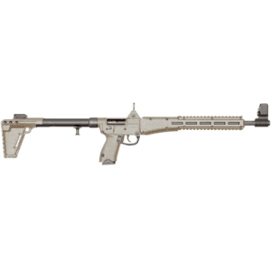Keltec Sub-2000 G2 9mm 16.1" 15rd Semi-Auto Rifle W/ Folding Stock - Glock 19 Mag - Fde / Black