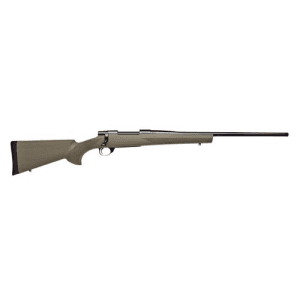 Howa M1500 Hogue 243 Win 22" 5rd Bolt Rifle W/ Threaded Barrel - Green / Black