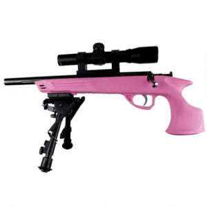 Keystone Crickett Pistol-22wmr Pink Pkg-Mnt ,scp,bipod,case
