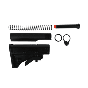 BCA Branded 6 Position Retractable MilSpec AR-15 Rifle Stock Kit