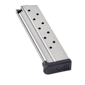 Chip-Mccormick Chip Mccormick Range Pro Full-Size 1911 Handgun Magazine Stainless 9mm Luger 10/Rd