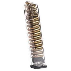 Elite-Tactical-Systems Elite Tactical Systems Magazine Clear For Glock Model 17/18/19/26/34 9mm Luger 27/Rd