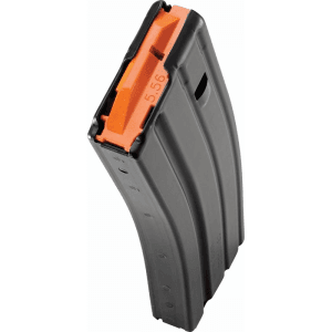 C-Products Duramag Rifle Magazine Black W/ Orange Follower 5.56/300blk 30/Rd