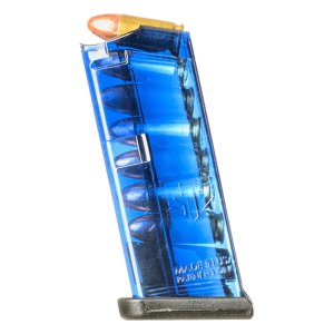 Elite-Tactical-Systems Elite Tactical Systems (Ets) Magazine Blue - Glock 43 9mm 7/Rd - For Glock 43 - Sits Flush