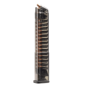 Elite-Tactical-Systems Elite Tactical Systems Carbon Smoke Handgun Magazine For Glock 17 9mm Luger 32/Rd