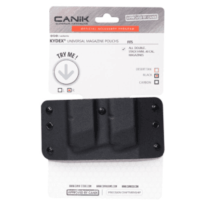 Canik Double Magazine Carrier Black For All Double Stack 9mm/.40 Cal Magazines