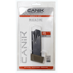 Canik Mete Mc9 Handgun Magazine With Full Grip Extension Fde 9mm Luger 15/Rd