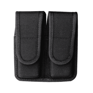 Bianchi Model 7302h Accumold Double Magazine Pouch, For Glock 20, 21, Hook And Loop, Black