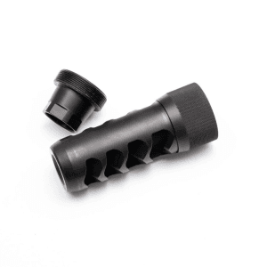 Area-419 Area 419 Sidewinder Magnum Self Timing Muzzle Brake 357 Cal Black Nitride 3/4-24