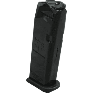 Elite-Tactical-Systems Elite Tactical Systems Black Gen 2 Handgun Magazine For Glock 43x/48 9mm Luger 10/Rd Bulk