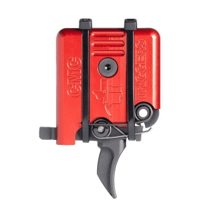 Cmc-Triggers Cmc Triggers Ar-15/10 Single Stage Component Trigger Curved 3.5 Lb Small Pin Red