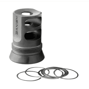 Banish 4673 30-Gold/46 Muzzle Brake 5/8x24 Black
