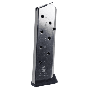 Check-Mate-Industries Check-Mate Full Size 1911 Handgun Magazine Stainless Steel .45 Acp 8/Rd