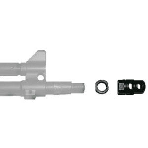 Kel-Tec PLRSU582 PLR-22 Muzzle Brake Kit Black Steel with 1/2"-28 tpi Threads for 22 LR Kel-Tec PLR-16