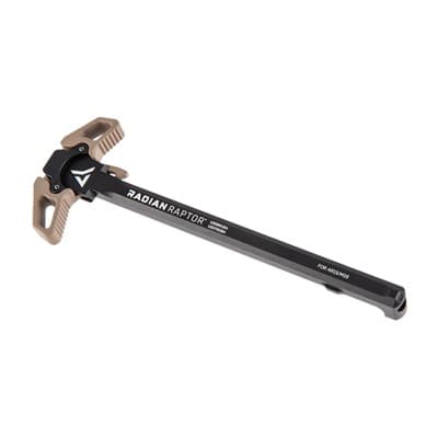 Radian Weapons Ar-15 Ambidextrous Raptor Charging Handle W/ Talon Safety - Ar-15 Raptor/Talon L/S Combo Fde
