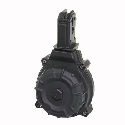 Pro Mag Cz Scorpion Drum Magazine Polymer 9mm - Cz Scorpion Drum Magazine 50-Rd 9mm Polymer Black
