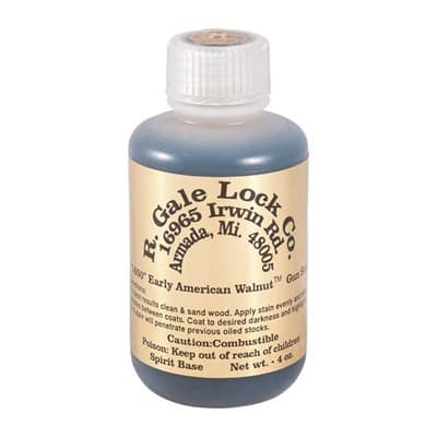 Gun Stock Stain - Early American Walnut Stain, 4 Oz.