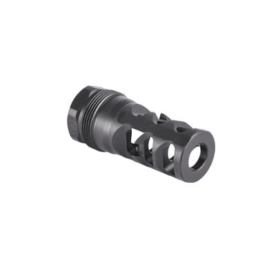 Primary Weapons Frc 223 Caliber Three-Port Compensator - Frc Flat 3-Port 223 Caliber 1/2''''-28 Threads Compensator