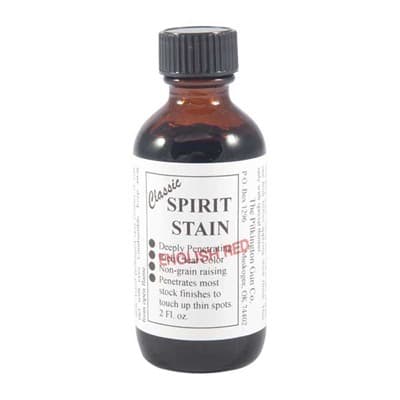 Pilkington Classic Spirit Stains - Pilkington Spirit Stain, English Red