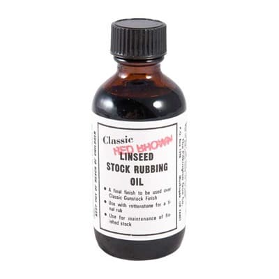 Linseed Stock Rubbing Oil - Red - Brown Classic Linseed